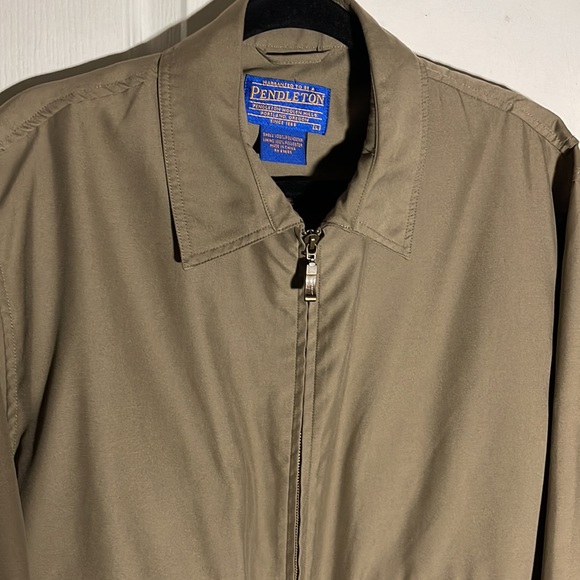 Pendleton Olive Bomber Jacket - Picture 3 of 16